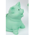 Mint Savers Sitting Mint Green Pig Bank